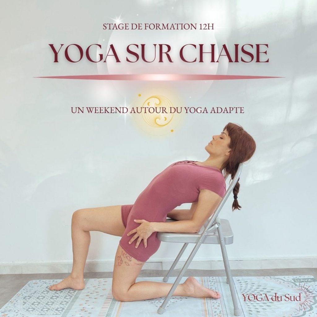 tage de yoga sur chaise YACEP en présence — formation au yoga adapté et accessible avec Rosa Aguilera